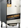 SmokinTex 'The XL' Electric Smoker - 80 lb. Capacity Stainless Steel Outdoor Meat Smoker with Dual Heating Elements