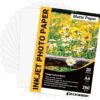 TECKWRAP Premium Matte Photo Paper 8.5" x 11" (260gsm/69lb) - 20 Sheets of Smudge-Proof, High-Density Inkjet Paper for Professional Photography & Art Prints