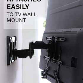 SANUS Universal Soundbar TV Mount – Adjustable Full-Motion Bracket for Secure Under-TV Installation (SOA-SBM2)