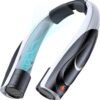 6000mAh Portable Neck Fan - Hands-Free Cooling with 360° Airflow, 6 Speeds & USB-C Charging for Office, Travel & Outdoors