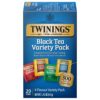 Twinings Signature Blend Variety Pack – 40 Count Assorted Black Tea Bags (English Breakfast, Earl Grey, Irish Breakfast, Lady Grey)