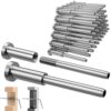 Celynd 40-Pack 1/8" T316 Stainless Steel Invisible Cable Railing Kit - Hidden Swage Stud Receiver End for 2x2 Wood & Metal Posts