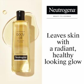 Neutrogena Light Sesame Formula Body Oil - Fragrance Free, Non-Greasy Moisturizer for Soft, Radiant Skin - 8.5 fl oz