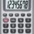 Casio HS-8VA Solar Powered Pocket Calculator - 8-Digit LCD Display, Battery Backup, Silver