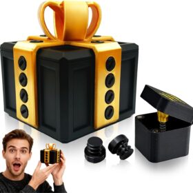 The Ultimate Annoying Present – Hard to Open Puzzle Prank Box with Screws – Funny Gag Gift & Challenge for Adults, Birthdays, and Christmas