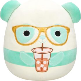 Squishmallows 14-Inch Sissy the Teal Panda Plush – Ultra-Soft Jazwares Stuffed Animal with Glasses