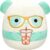 Squishmallows 14-Inch Sissy the Teal Panda Plush – Ultra-Soft Jazwares Stuffed Animal with Glasses