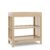 Graco Teddi Changing Table with Water-Resistant Pad – Driftwood Finish, JPMA Certified Nursery Dresser with 2 Storage Shelves & Safety Strap