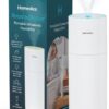 HoMedics TotalComfort Portable Ultrasonic Cool Mist Humidifier with Color-Changing Light – Perfect for Travel, Bedroom, and Office