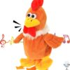 Hopearl Talking Chicken Toy – Repeats What You Say, Walking & Singing Animated Plush for Toddlers & Kids (9'')