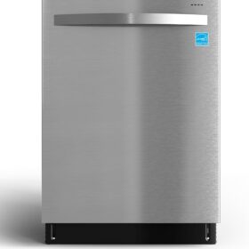 24 Inch Built-in Dishwasher - Stainless Steel, 16 Place Settings, Ultra-Quiet 49 dB, Energy Star Certified with 8 Wash Cycles