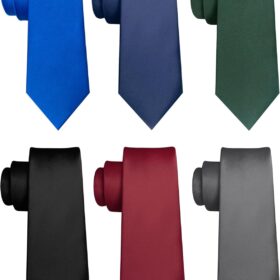 JEMYGINS Men's 6-Piece Tie Set – Premium Business & Casual Necktie Collection for Professional and Formal Events