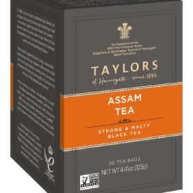 Taylors of Harrogate Assam Tea, 50 Premium Pillow Teabags – Rich, Malty & Full-Bodied Indian Black Tea Blend