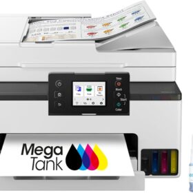 Canon MAXIFY GX2020 MegaTank All-in-One Wireless Color Printer – High Yield Inkjet with Duplex, ADF, and Ethernet for Home Office