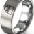 Tungsten Carbide Wedding Bands - 8mm Comfort Fit Rings for Men & Women - Brushed, Polished & Rose Gold Plated - Flat & Bevel Edge Designs