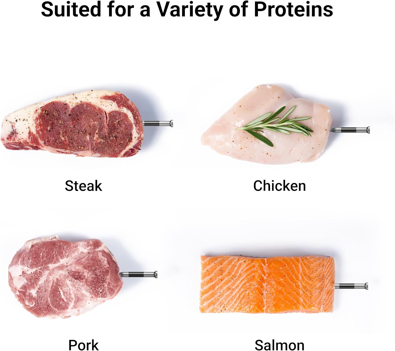 ThermoMaven G1 Smart Wireless Meat Thermometer with WiFi & Sub-1G Bluetooth – Waterproof Probe with Display Base for BBQ, Grill, Smoker, and Oven