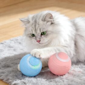 Smart Interactive Cat Toy Balls - Electric Automatic Rolling Ball with LED Lights, Obstacle Avoidance & USB Rechargeable - 2 Pack Entertaining Pet Exercise Ball for Kittens & Cats
