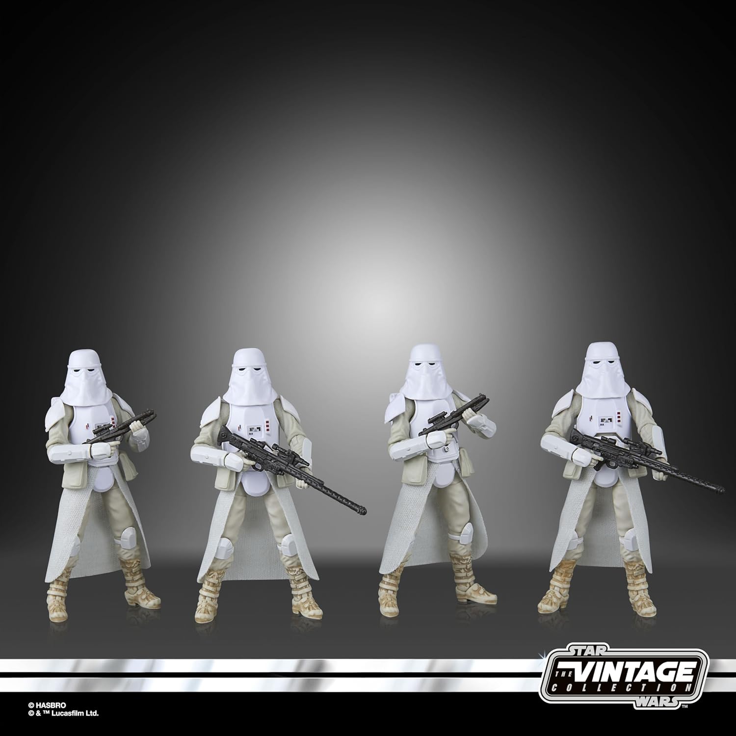 Star Wars The Vintage Collection Snowtrooper 4-Pack - 3.75-Inch Scale Empire Strikes Back Action Figures