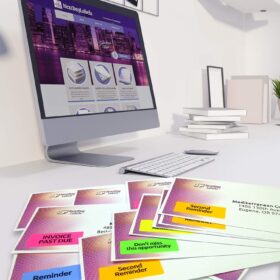 NextDayLabels Fluorescent Pink Address Labels – 1” x 2-5/8” Permanent Adhesive Stickers for Laser & Inkjet Printers (1500 Labels, 50 Sheets)