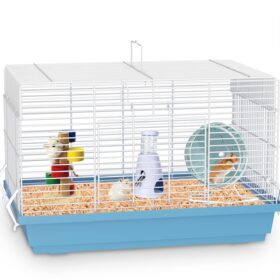 Premium Travel & Rest Habitat for Small Animals - Secure Ventilated Cage for Hamsters, Gerbils, Mice & Rats