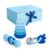 YoMark Premium Silicone Baby Gift Set – Newborn Boy Bundle with Soft Teether, Rattle, and Stacking Rings for Sensory Development and Shower Gifts