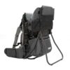 ClevrPlus Grey Cross Country Baby Backpack Carrier – Lightweight, Adjustable Child Hiking Backpack with Sun Canopy & Rain Cover