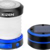 Kizen Collapsible Solar Lantern – Rechargeable LED Camping Light with Powerbank & SOS Modes