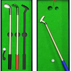 Executive Golf Pen Set & Desktop Putting Green – Funny Office Gag Gift & Stress Relief Toy for Golfers