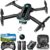 1080P HD Camera Drone with FPV - Foldable Quadcopter for Adults & Kids with 2 Batteries, Carrying Case, Auto Hover, and Gravity Control