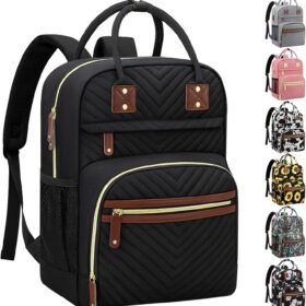 Tenot Large Capacity Diaper Bag Backpack – Waterproof Travel Backpack with Insulated Pockets & Stroller Straps for Baby Girls & Boys