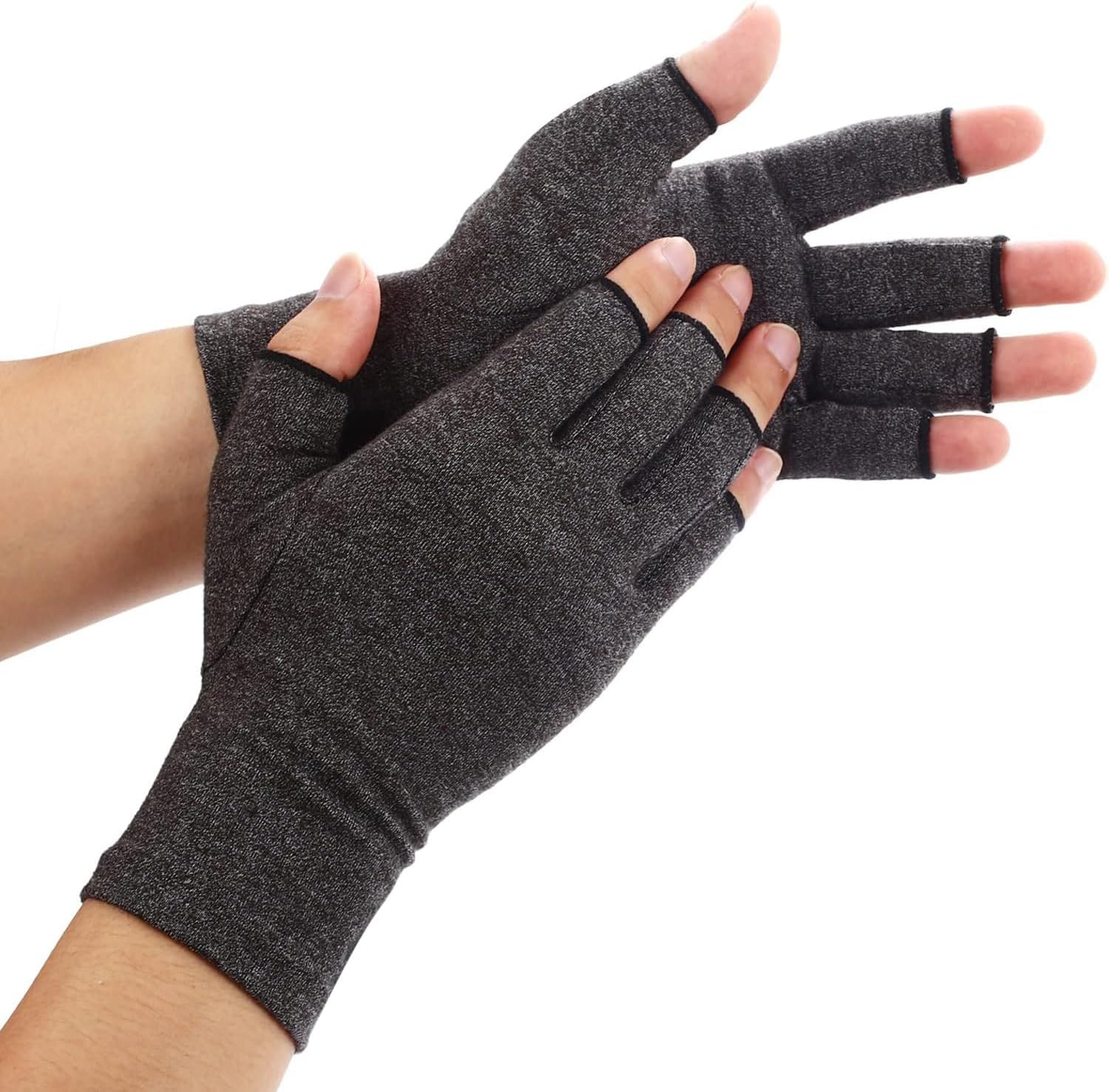 Duerer Arthritis Compression Gloves – Relief for Carpal Tunnel, Rheumatoid Arthritis & Tendonitis – Open Finger Design for Men & Women