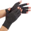 Duerer Arthritis Gloves for Men & Women - Relieve Carpal Tunnel, Rheumatoid Arthritis & Tendonitis with Open Finger Design (Pair)