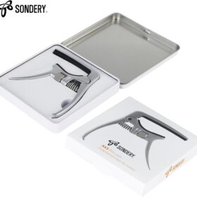 Sondery Professional Guitar Capo for Acoustic & Electric Guitars - High-Zinc Alloy, Adjustable Tension Trigger, Ultra-Secure, No Fret Buzz