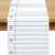 School Days Table Runner - Lined Paper Composition Design for Classroom, Teacher Appreciation & Back to School Parties - 13 x 72 Inch