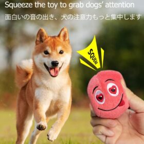 SCHITEC 6-Pack Squeaky Dog Toys – Soft Plush Balls with Squeakers, Interactive Fetch & Chew Balls for Puppies, Small & Medium Breeds – Durable, Washable, Cute Smiley Face Pet Gift Set