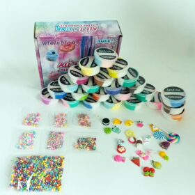 Butter Slime Kit for Kids - 24 Pack Super Soft Non-Stycky Stress Relief Putty with Two-Toned Colors - Fun DIY Art & Craft Party Favors for Boys and Girls