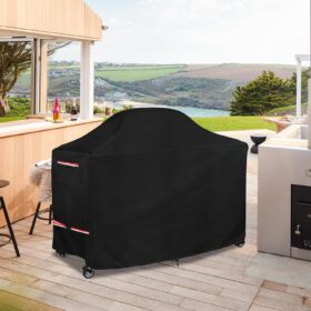 Heavy Duty Waterproof Grill Cover for Big Green Egg XL & 76-Inch Kamado Tables