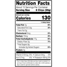 Late July Organic Restaurant Style Sea Salt Tortilla Chips, 14.75 Oz Party Size Bag