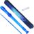 Crystal Blue 8-Hole Soprano Recorder – C Key German Style ABS Plastic Wind Instrument with Cleaning Rod, Storage Bag, and Instructions – Ideal for Kids, Students, and Beginners