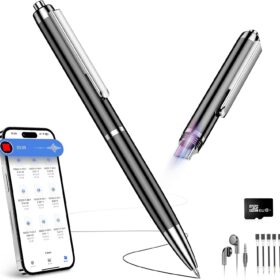 72GB Digital Voice Recorder with USB Type-C OTG, 360° Stereo Audio Recorder with Voice Activation & Noise Reduction, Portable Dictaphone for Meetings, Lectures, and Interviews