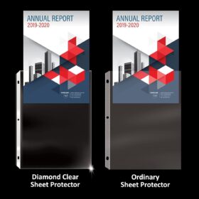 GOLD SEAL Diamond Clear Sheet Protectors – 200 Count, 8.5 x 11 Non-Glare Archival Sleeves with Reinforced 3-Hole Punched Edges