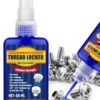 50ml Medium Strength Blue Threadlocker – Removable Anaerobic Thread Locking Glue for Bolts, Nuts & Fasteners – Vibration, Heat & Corrosion Resistant Automotive Sealant