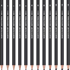 Professional Drawing Sketching Pencils Set – 12-Pack Pre-Sharpened Graphite (14B-2H) for Sketching, Shading & Art – Ideal for Beginners & Pros