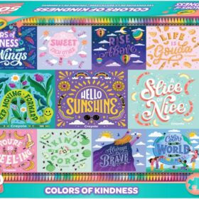 Springbok Crayola Colors of Kindness 500 Piece Jigsaw Puzzle – Eco-Friendly, Precision Cut, Made in USA