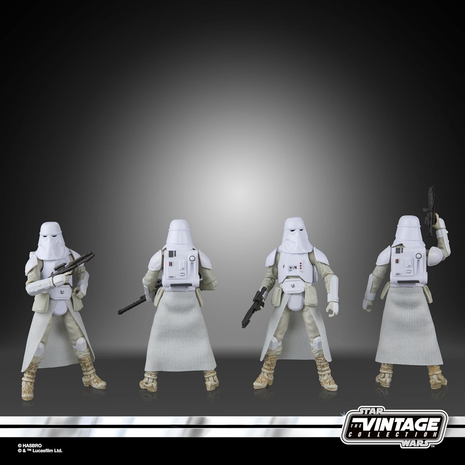 Star Wars The Vintage Collection Snowtrooper 4-Pack - 3.75-Inch Scale Empire Strikes Back Action Figures