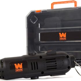 WEN 23103 Variable Speed Rotary Tool Kit with Flex Shaft, 100-Piece Accessories, and Storage Case – Ideal for Grinding, Cutting, Polishing, and Sanding