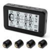 MIRAIDON Solar TPMS for RV & Trailers – 10 Sensor Tire Pressure Monitoring System with Real-Time Alerts & Signal Repeater