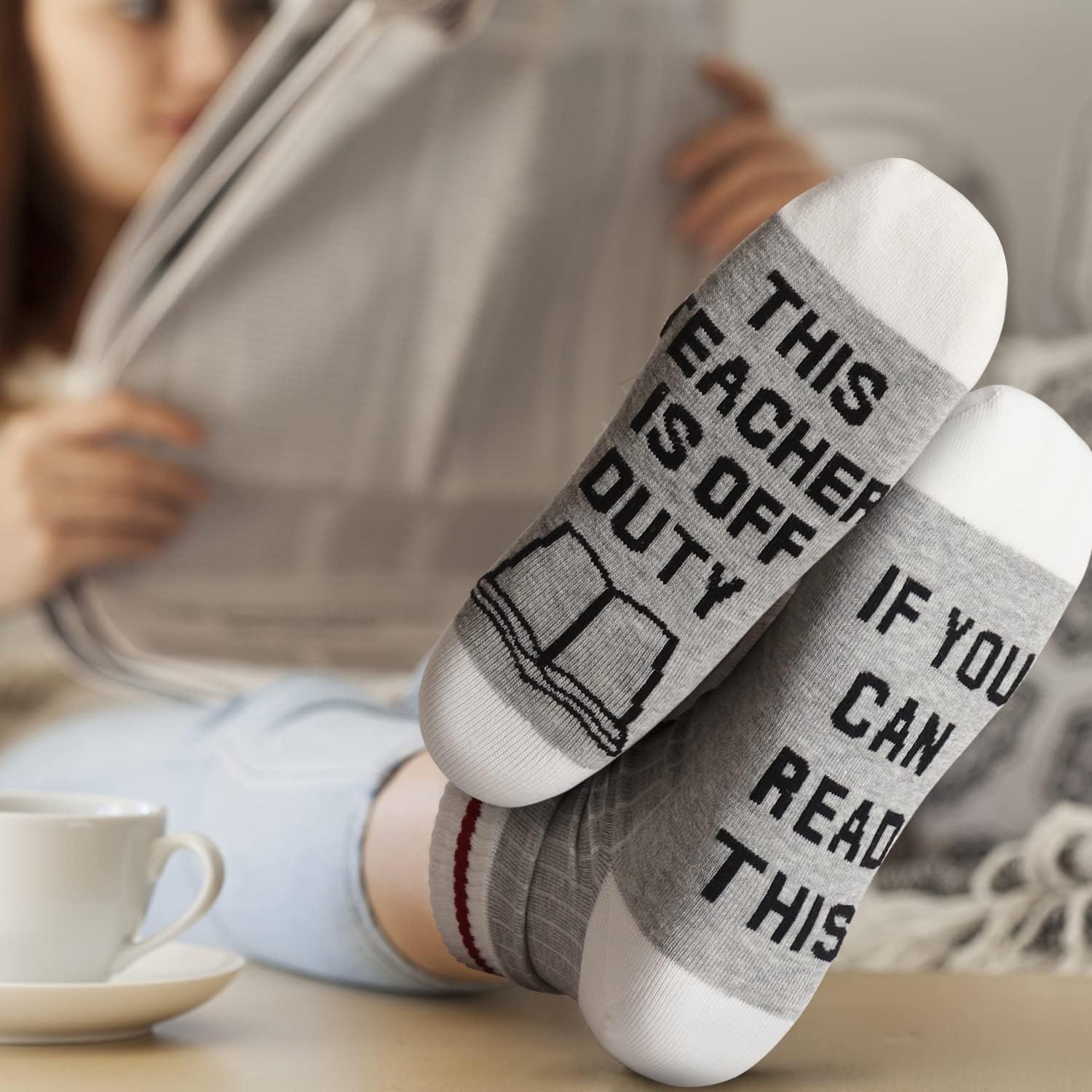 Teacher Appreciation Gift Set – 20oz Insulated Stainless Steel Tumbler, Funny Socks, & Pen Pouch Box – Unique Birthday, Christmas & End of Year Gifts for Educators