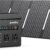 Powkey 200W Portable Power Station with 40W Solar Panel Kit – 146Wh Solar Generator, Pure Sine Wave AC Outlet, Emergency Battery Backup for Camping, CPAP, and Home
