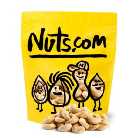Nuts.com Organic Raw Cashews (2 lbs) – Creamy, Whole Jumbo Nuts, Keto & Vegan Friendly, High in Protein, Iron & Magnesium – Resealable Bulk Bag